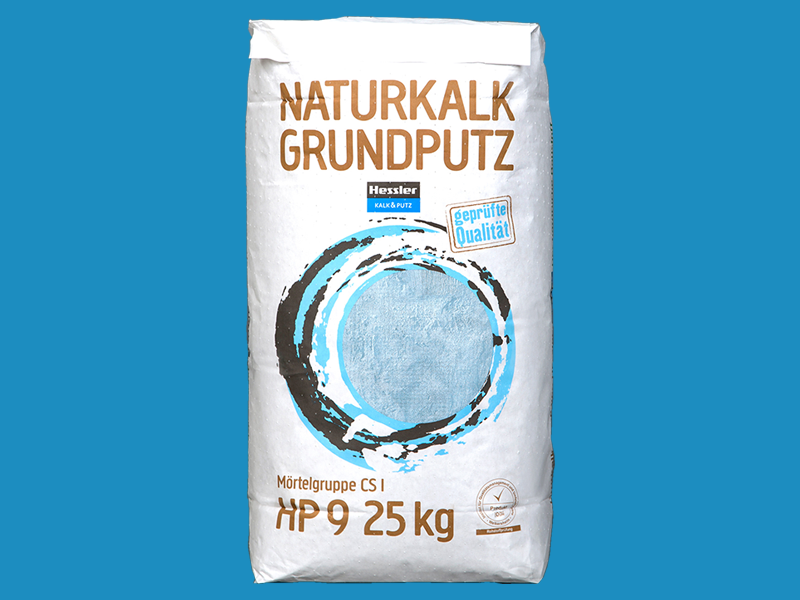 HESSLER Naturkalk Hanf Grundputz HP9 KH, 25 kg/Sack