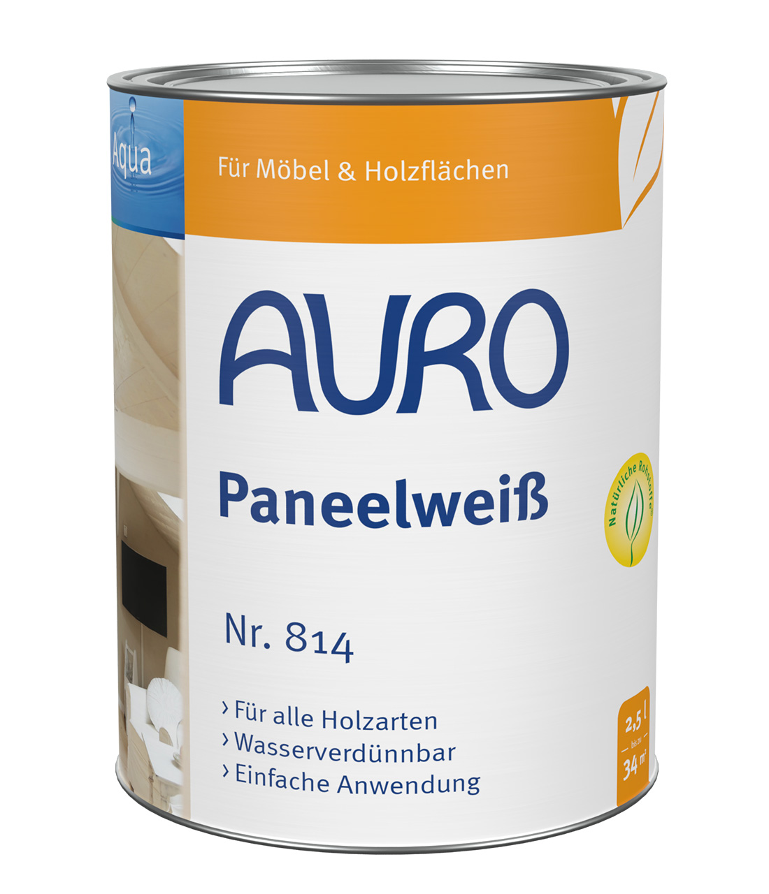 AURO Paneelweiß Nr. 814 - 2,5 L